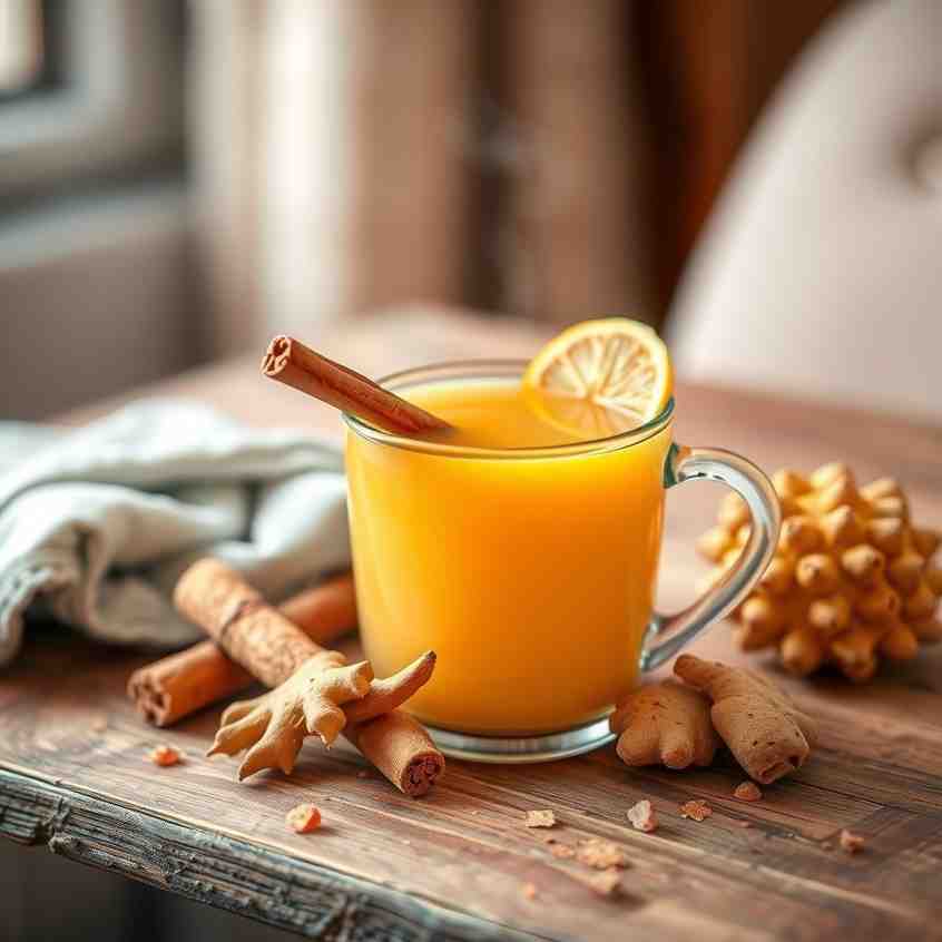 Turmeric Ginger Cinnamon Tea